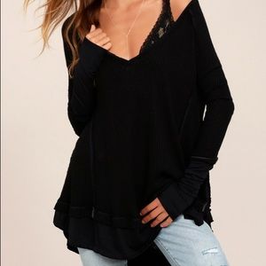 Free People Laguna Black Thermal
